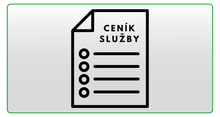 Ceník od 1. 4. 2026