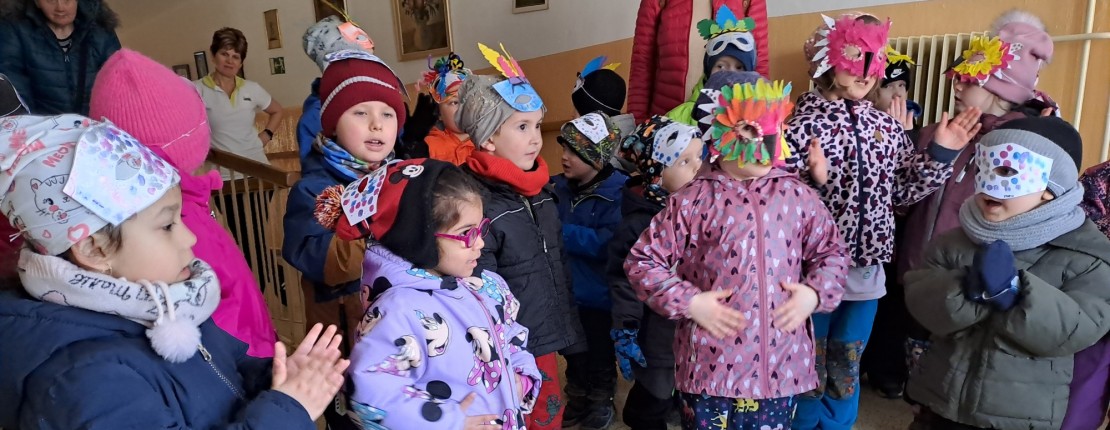 Masopustní veselí v domě s pečovatelskou službou v Týně nad Vltavou