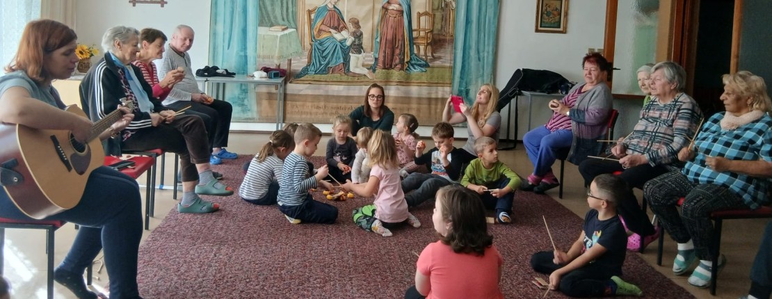 Krásné mezigenerační setkání v Borovanech