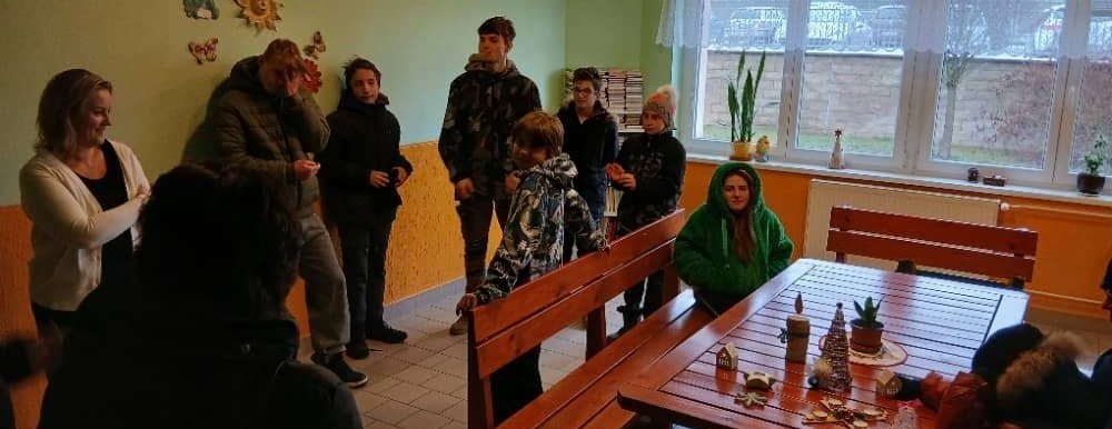 Výzdoba v Domě s pečovatelskou službou v Dačicích