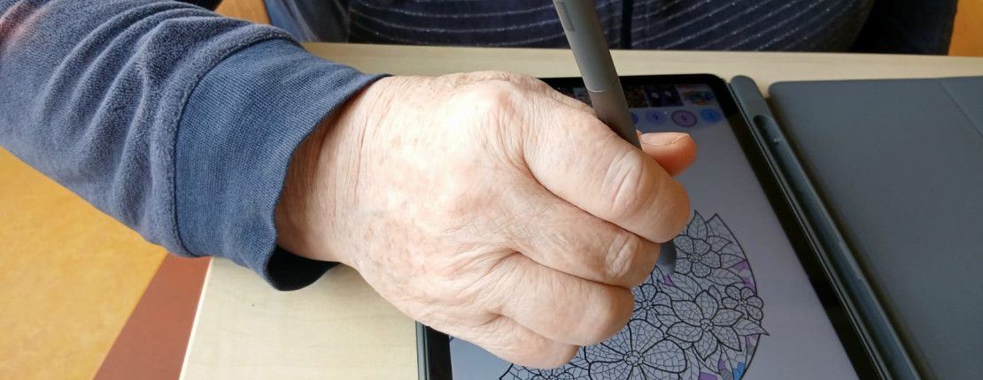 Práce na tabletu