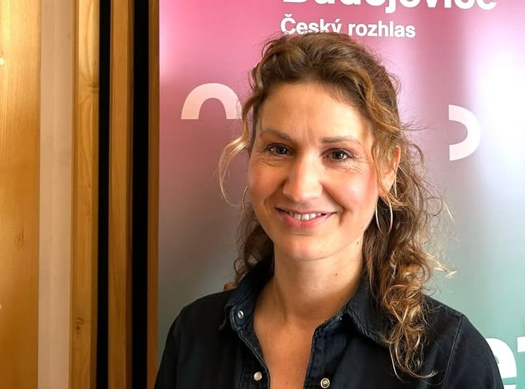 Lenka Rodějová byla hostem Českého rozhlasu České Budějovice