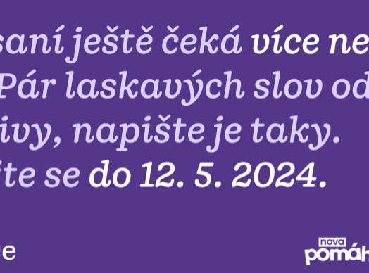 POŠLETE SENIORŮM PSANÍ OD SRDCE