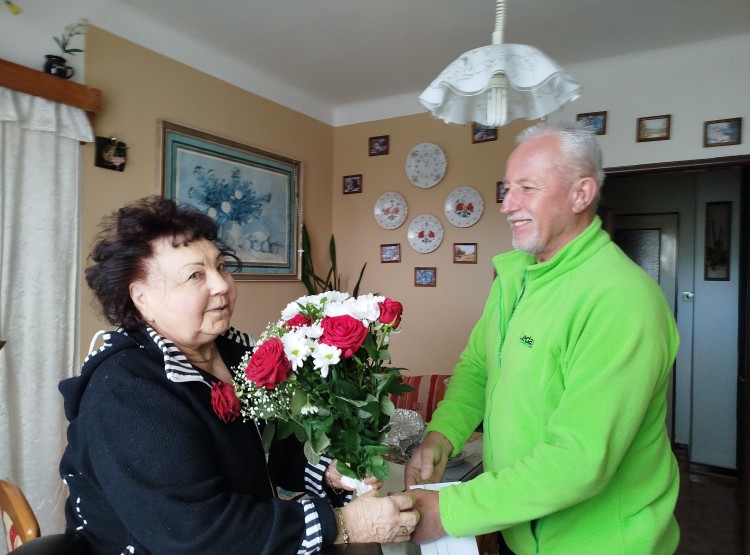 Kulaté narozeniny klientky z Lomnice nad Lužnicí