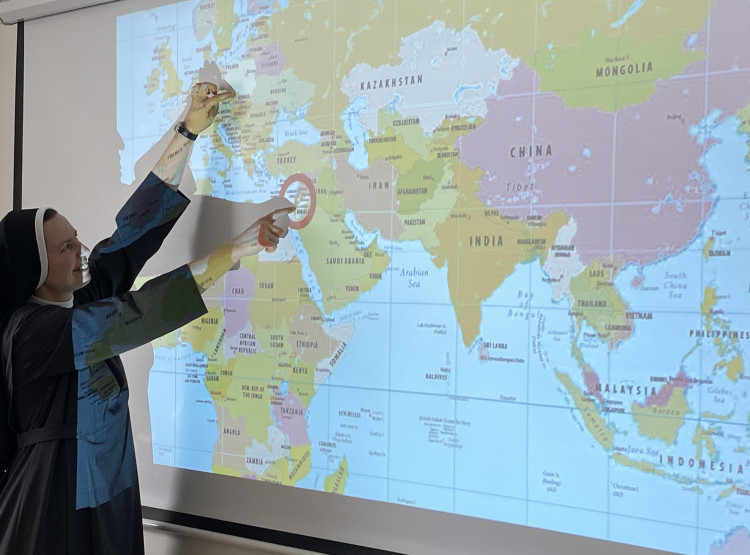 Duchovní posezení se sestrou Františkou