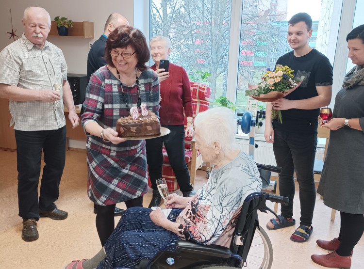 Blahopřejeme paní Elišce k jejímu životnímu jubileu