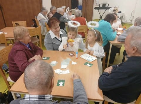 Žehnání adventního věnce v Dačicích