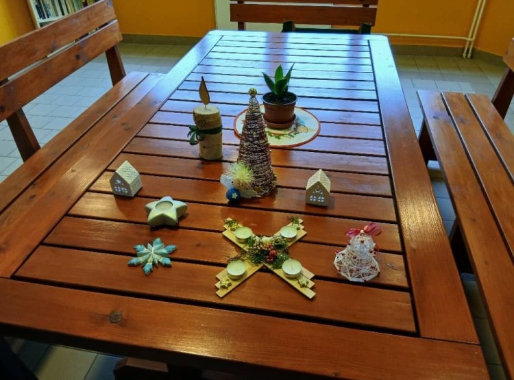 Výzdoba v Domě s pečovatelskou službou v Dačicích