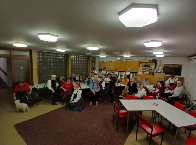 Předvánoční vystoupení v Domě s pečovatelskou službou v Borovanech