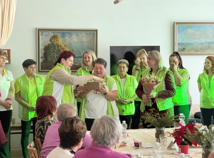 Vánoční večírek a loučení s kolegyní ve Zlivi