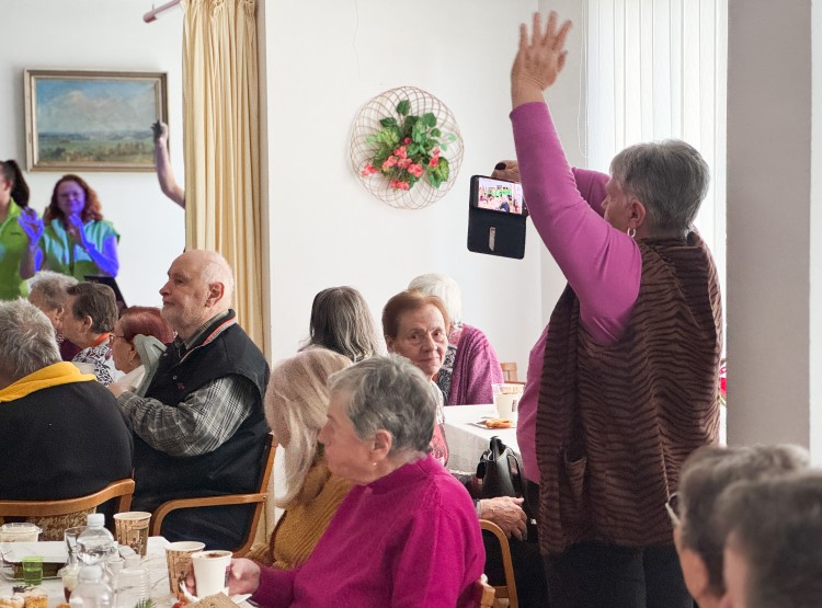 Vánoční večírek a loučení s kolegyní ve Zlivi