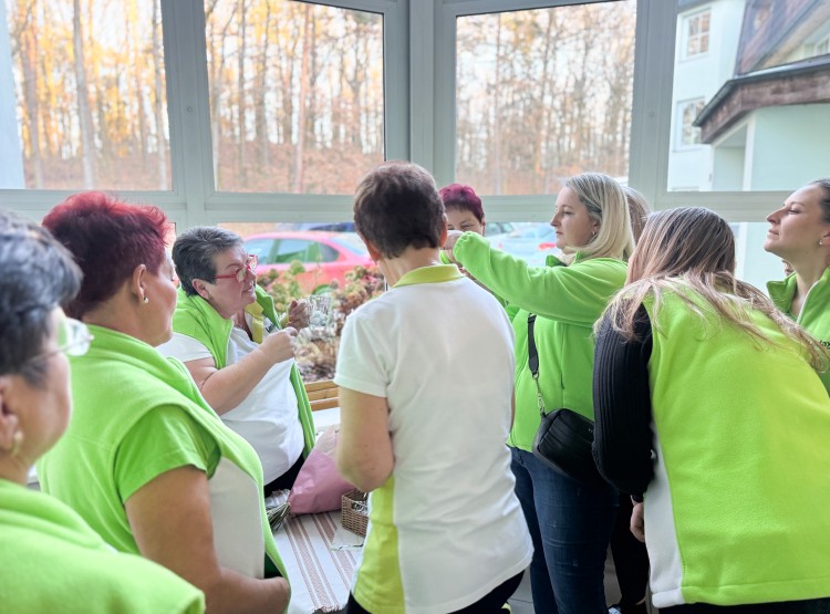 Vánoční večírek a loučení s kolegyní ve Zlivi