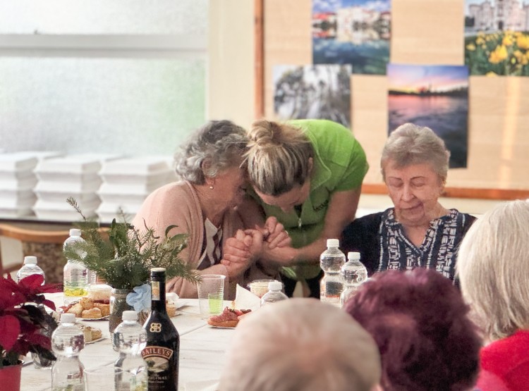 Vánoční večírek a loučení s kolegyní ve Zlivi