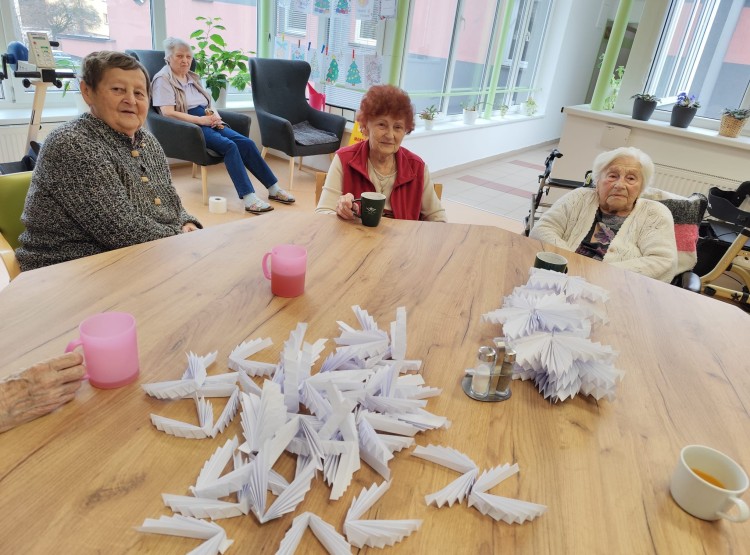 Sněhová inspirace za okny