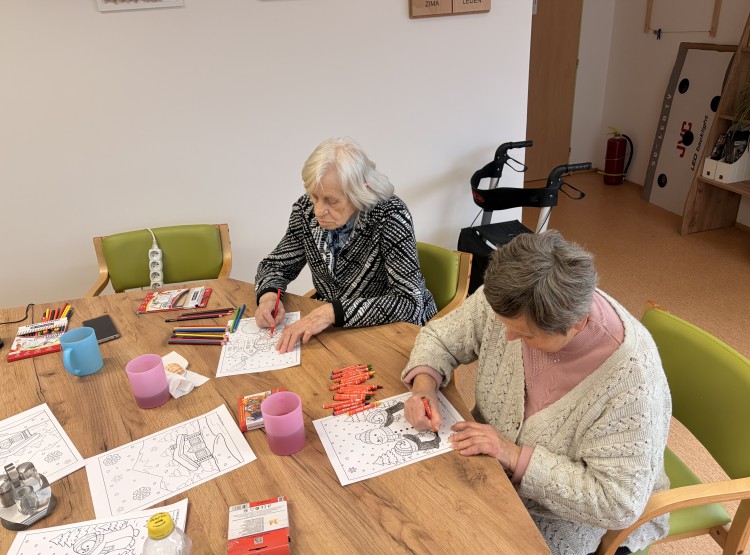 Sněhová inspirace za okny