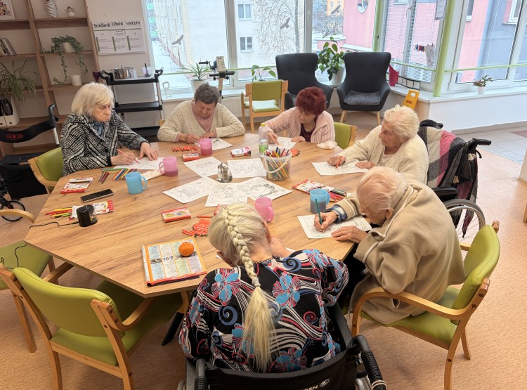 Sněhová inspirace za okny