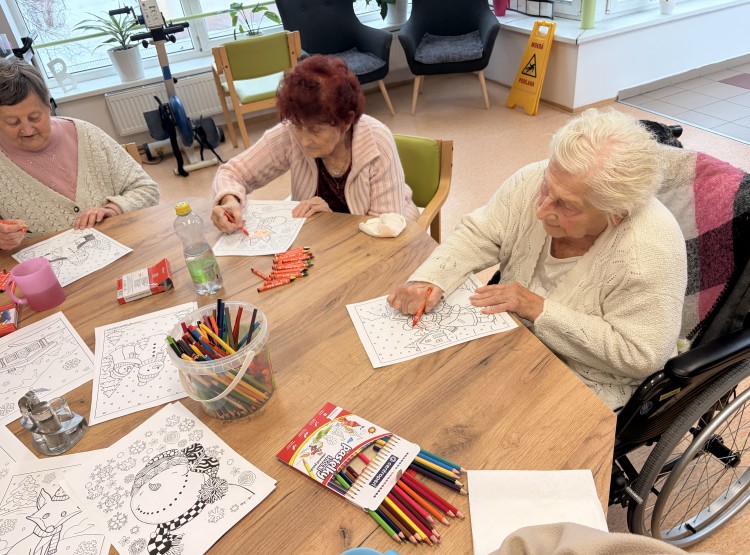 Sněhová inspirace za okny