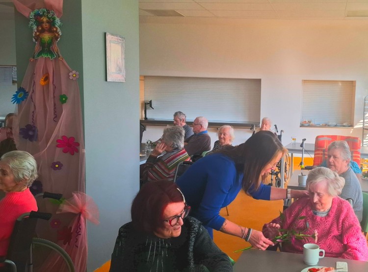 Oslava březnových narozenin v Domově pro seniory Vysoké Mýto