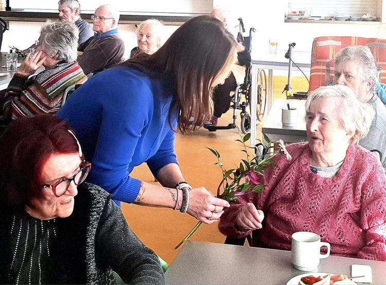 Oslava březnových narozenin v Domově pro seniory Vysoké Mýto