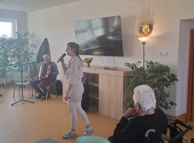 Oslava březnových narozenin v Domově pro seniory Vysoké Mýto