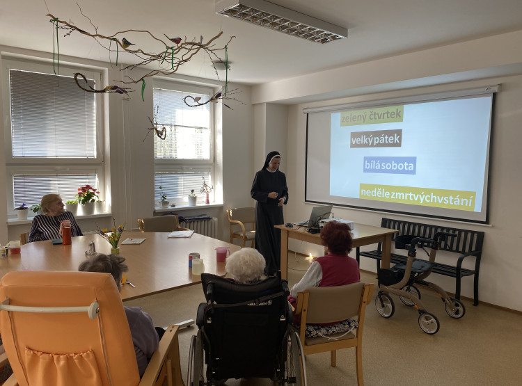 Duchovní posezení se sestrou Františkou