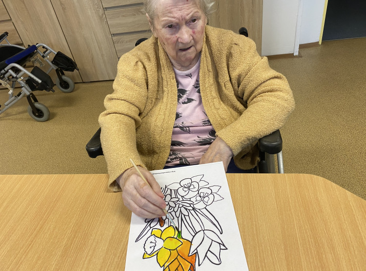 Procvičování jemné motoriky v jarním duchu