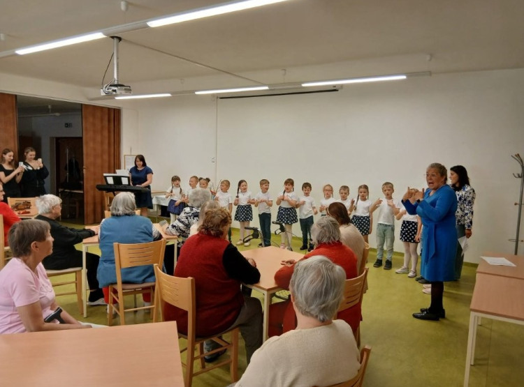 Setkání s dětmi z MŠ Bratrská