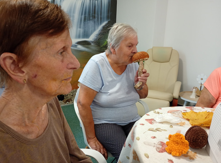 Vůně lesa a hub potěšila všechny smysly