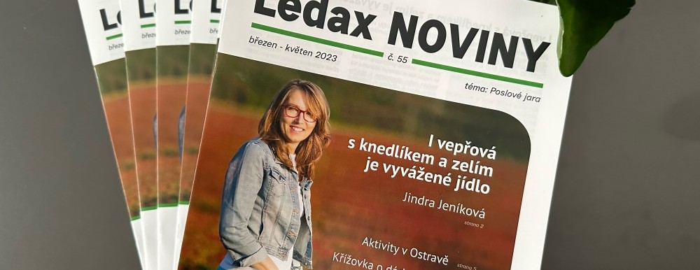 Vyšly březnové Ledax NOVINY