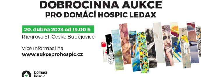 Dobročinná aukce pro Domácí hospic Ledax