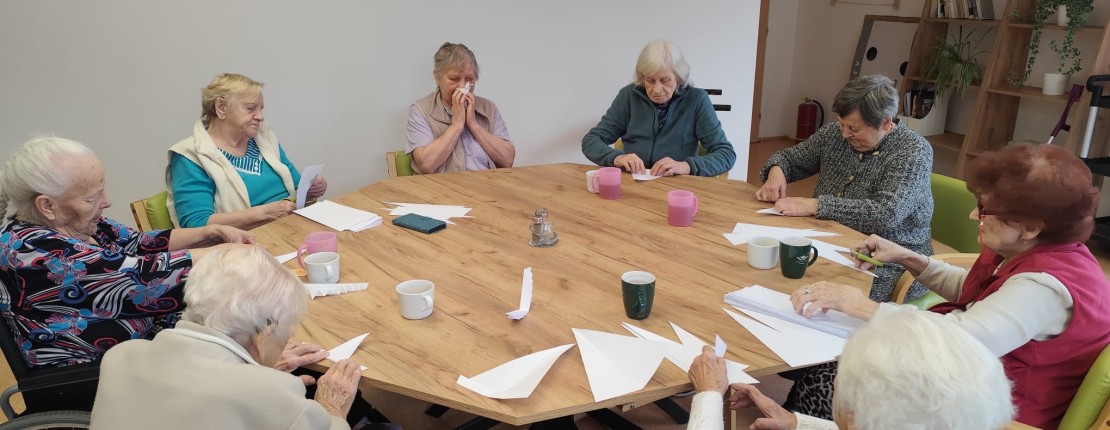 Sněhová inspirace za okny