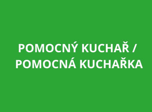 Vysoké Mýto: Pomocný kuchař / pomocná kuchařka