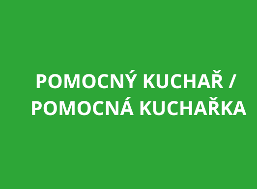 Vysoké Mýto: Pomocný kuchař / pomocná kuchařka