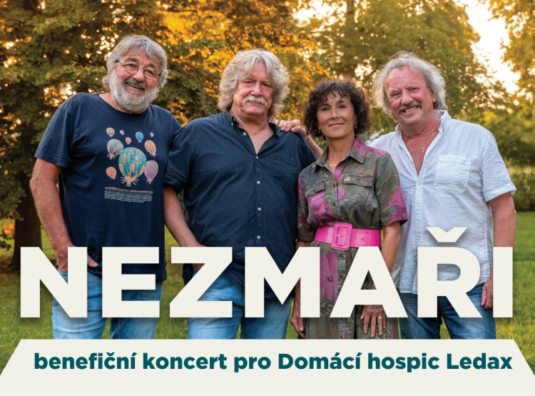 Nezmaři na podzim zahrají pro Domácí hospic Ledax