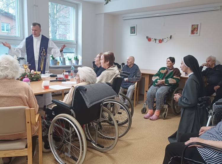 Vánoční mše v Centru sociálních služeb Domus