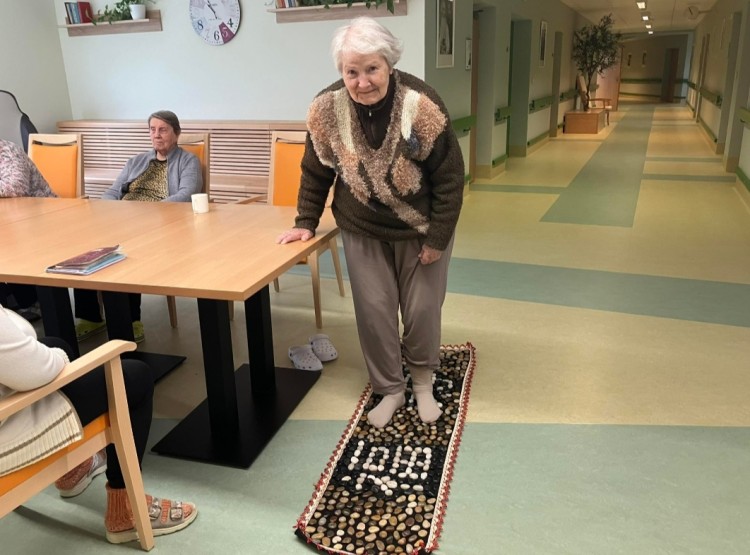 Chodníkový koberec v Domově pro seniory Vysoké Mýto