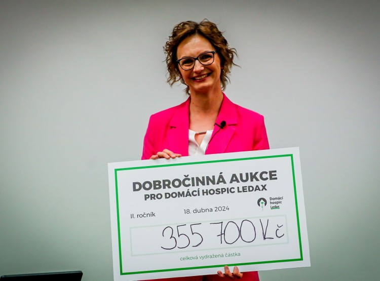 Druhá dobročinná aukce pro Domácí hospic Ledax