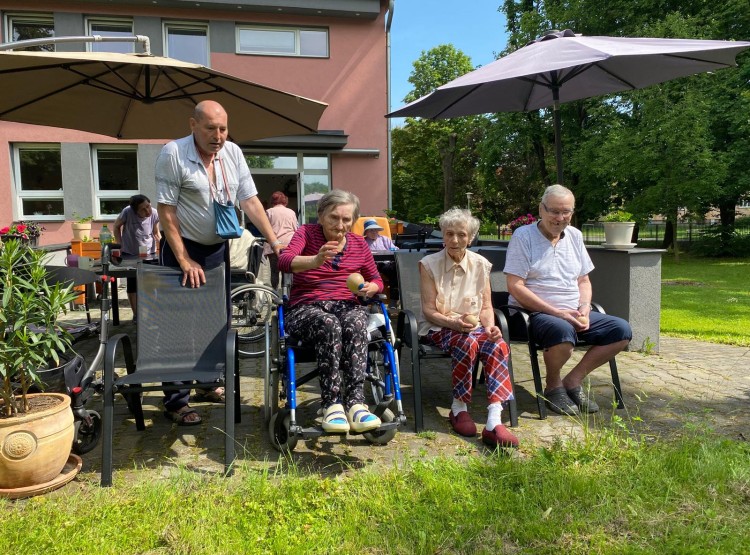 Pétanque v Centru sociálních služeb Domus