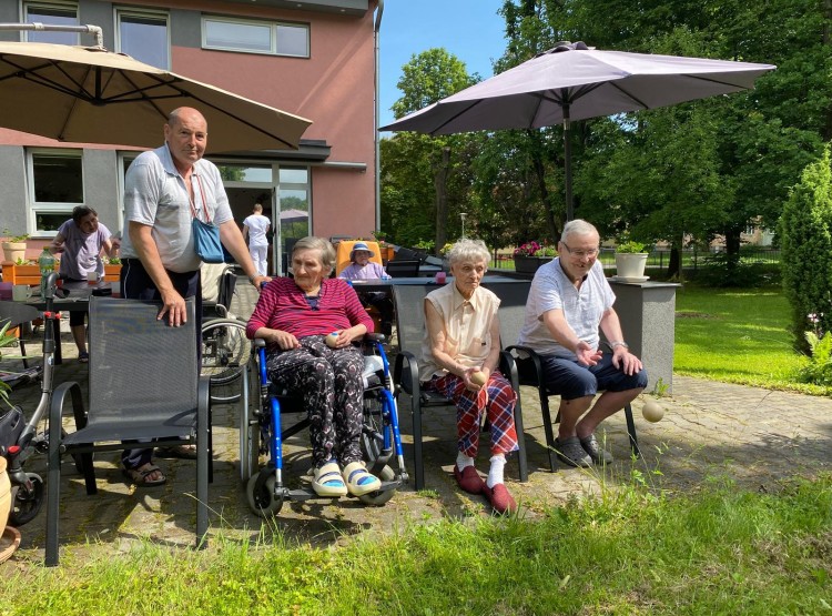 Pétanque v Centru sociálních služeb Domus