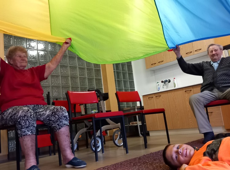 Cvičení se seniory v Borovanech