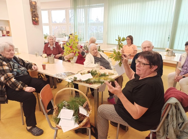 Návštěva paní Zavřelové v Domově pro seniory Vysoké Mýto