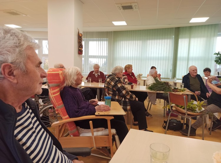 Návštěva paní Zavřelové v Domově pro seniory Vysoké Mýto