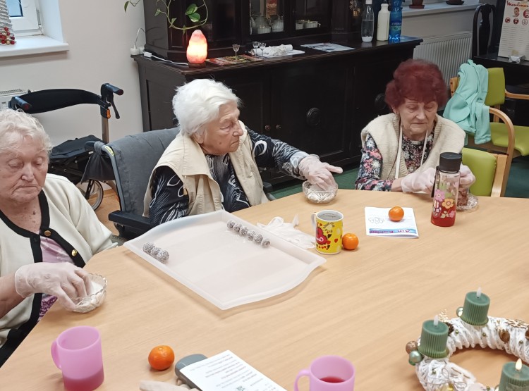 Příprava na Vánoce v Centru sociálních služeb Domus