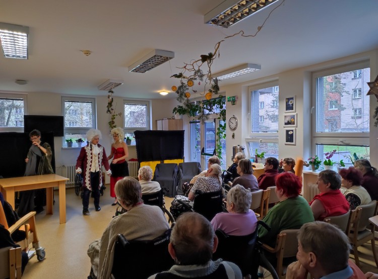 Představení Amadeus v Centru sociálních služeb Domus
