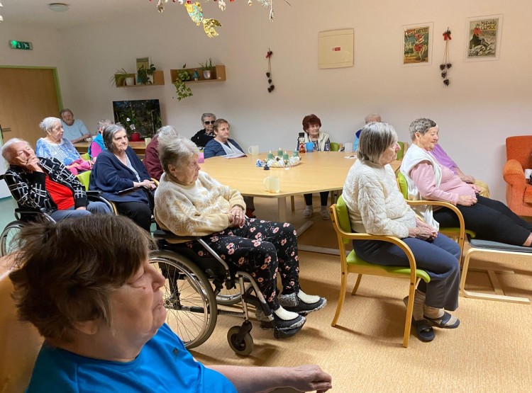 Flétnové vystoupení v Centru sociálních služeb Domus