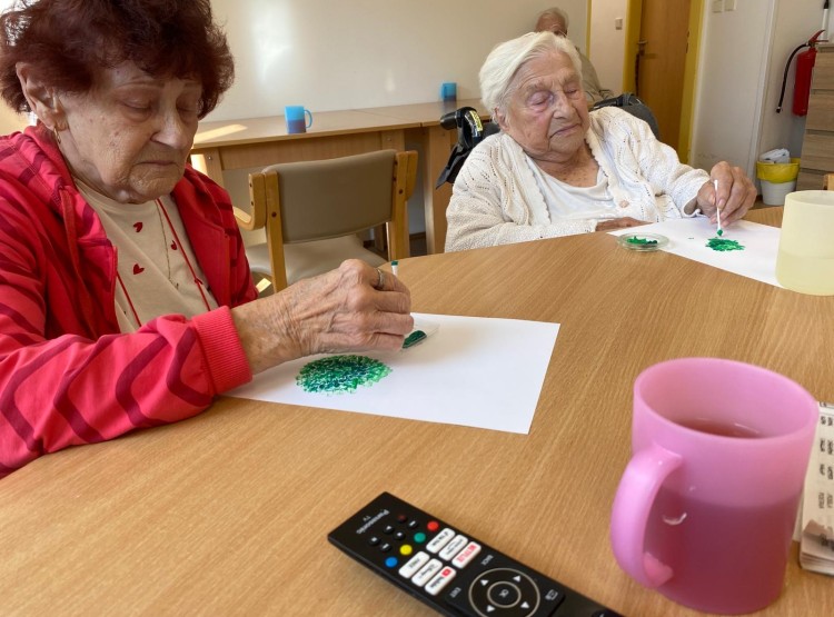 Radostné tvoření i společné povídání a dobrá nálada