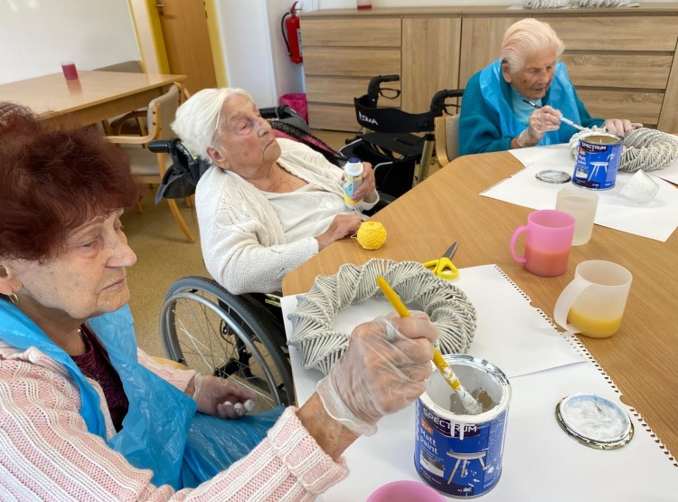 Radostné tvoření i společné povídání a dobrá nálada