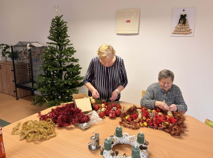 Vůně Vánoc v kulturní místnosti