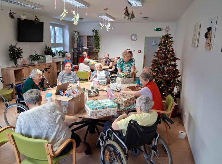 Štědrý den v Centru sociálních služeb Domus