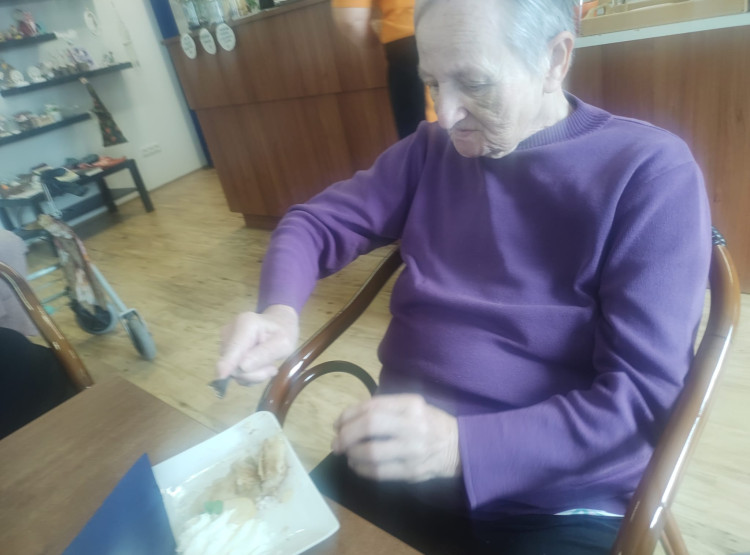Posezení v cukrárně